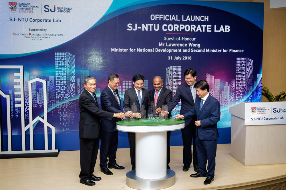 SJ-NTU corporate laboratory to develop sustainable urban and infrastructure solutions